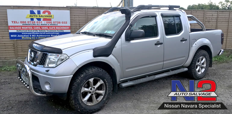 Nissan navara scrap shop yard